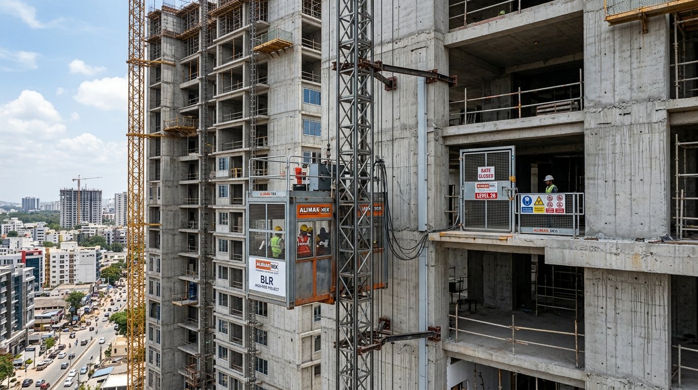 High Rise Construction Hoist