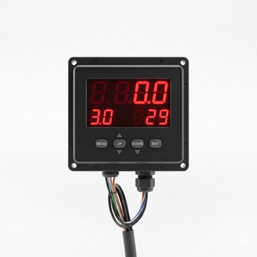 Digital Crane Load Moment Limiter Display